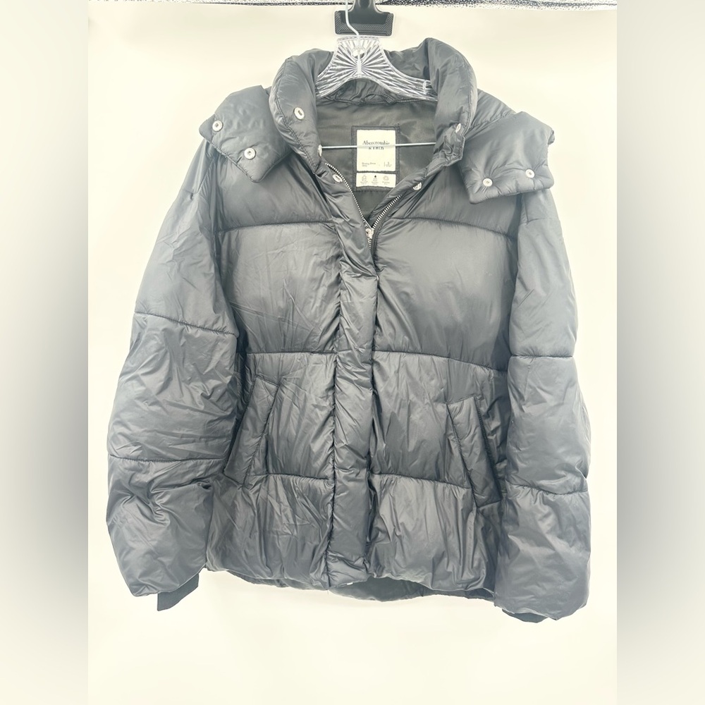 Abercrombie & Fitch‎ Ultra Puffer Black Coat Size Small